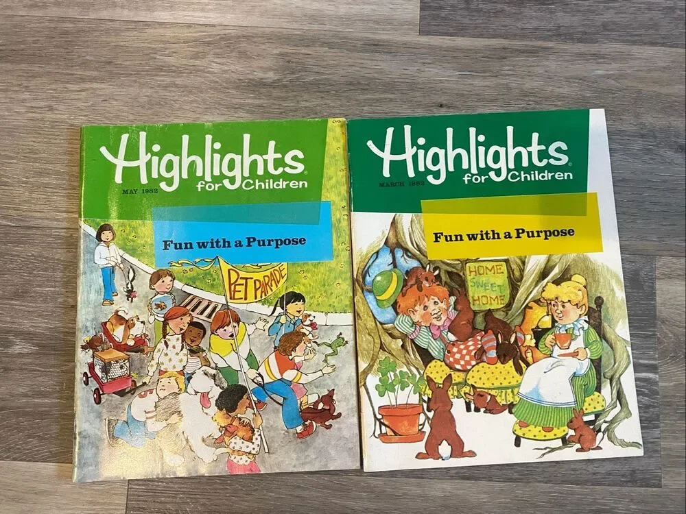 Vintage Highlights for Children Magazine Lot 17 1978-1982 Activity Books UNUSED